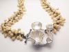 Coral Garden neckpiece - ivory