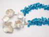 Coral Garden neckpiece - blue